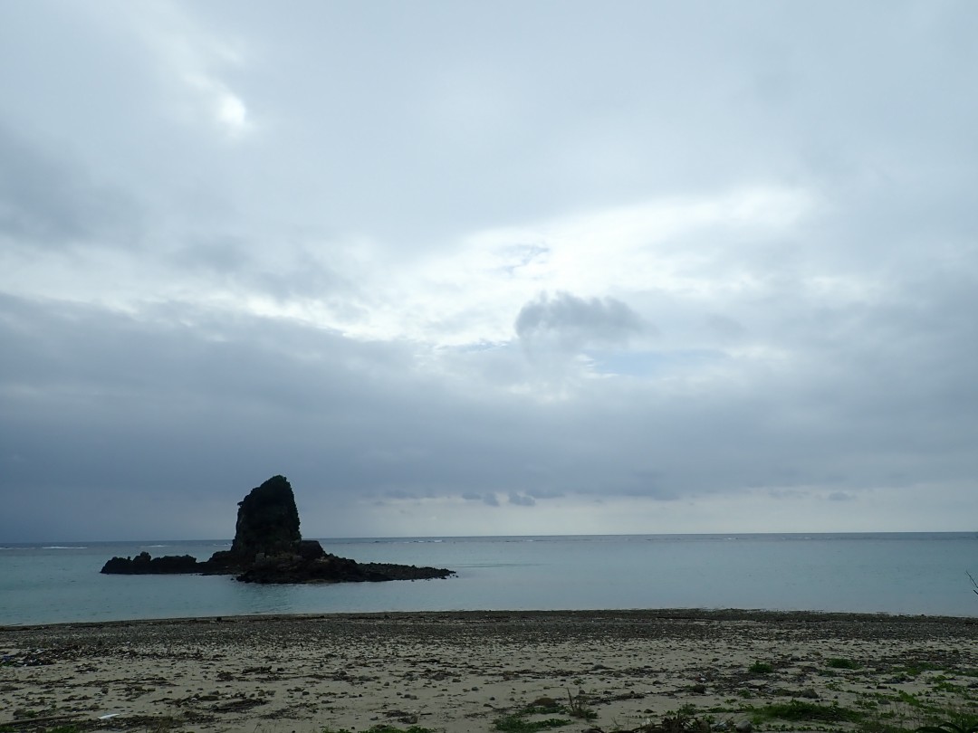 今日の嘉陽海岸