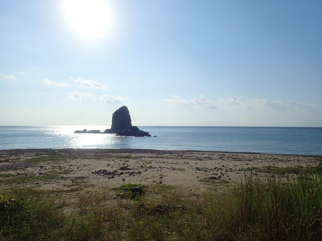 今日の嘉陽海岸