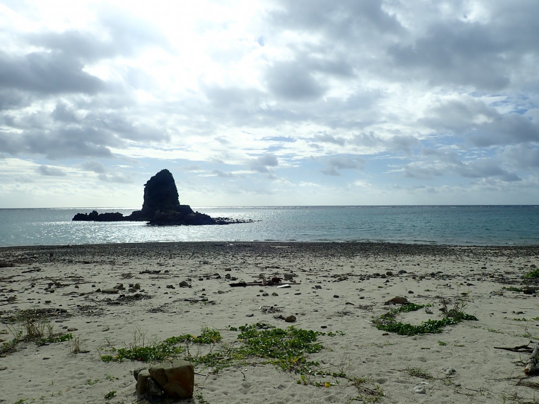 今日の嘉陽海岸