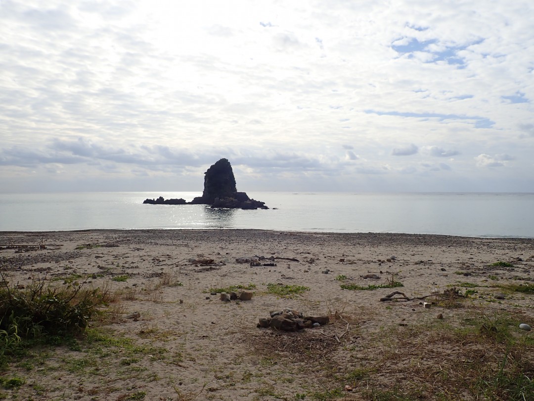 今日の嘉陽海岸