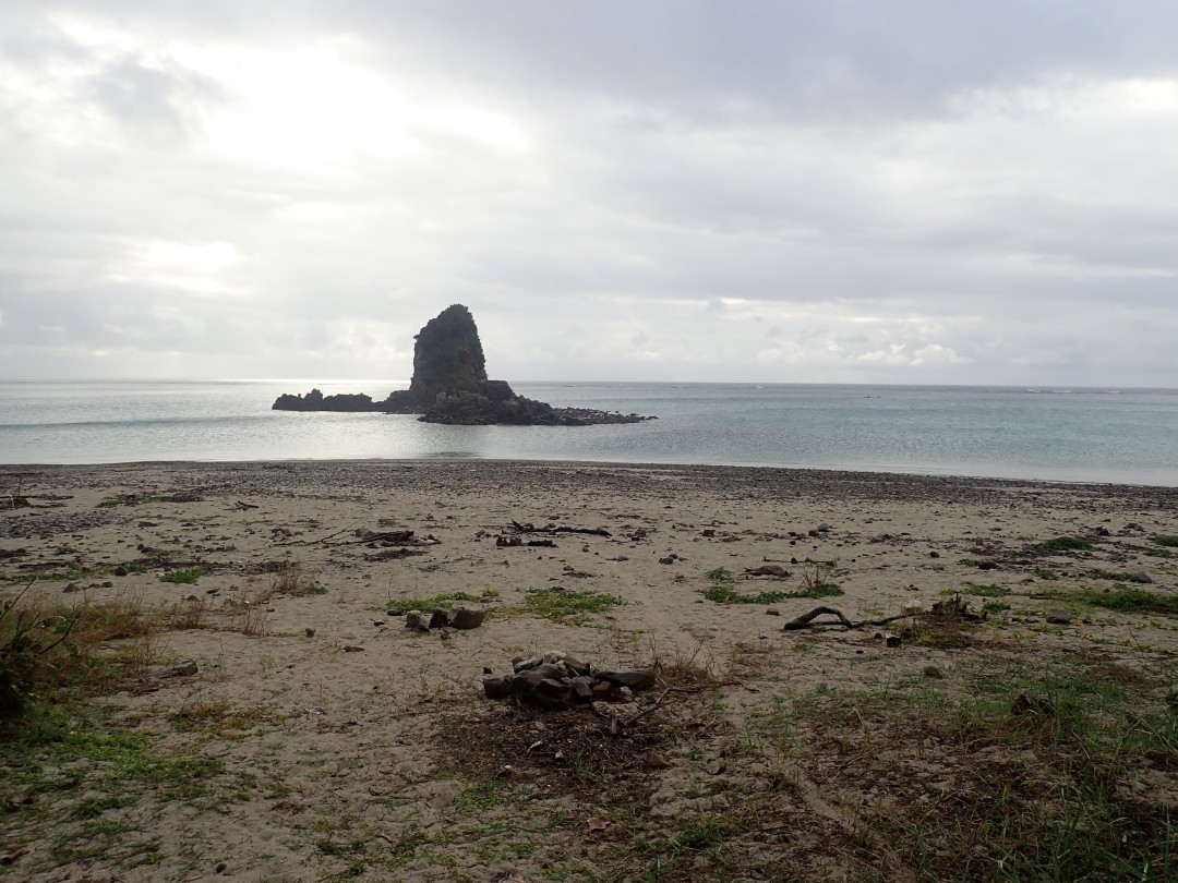 今日の嘉陽海岸