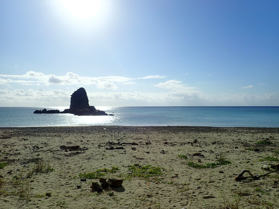 今日の嘉陽海岸