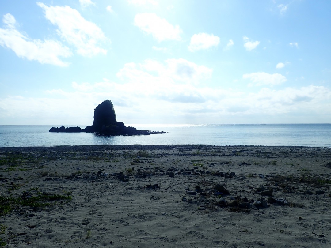 今日の嘉陽海岸