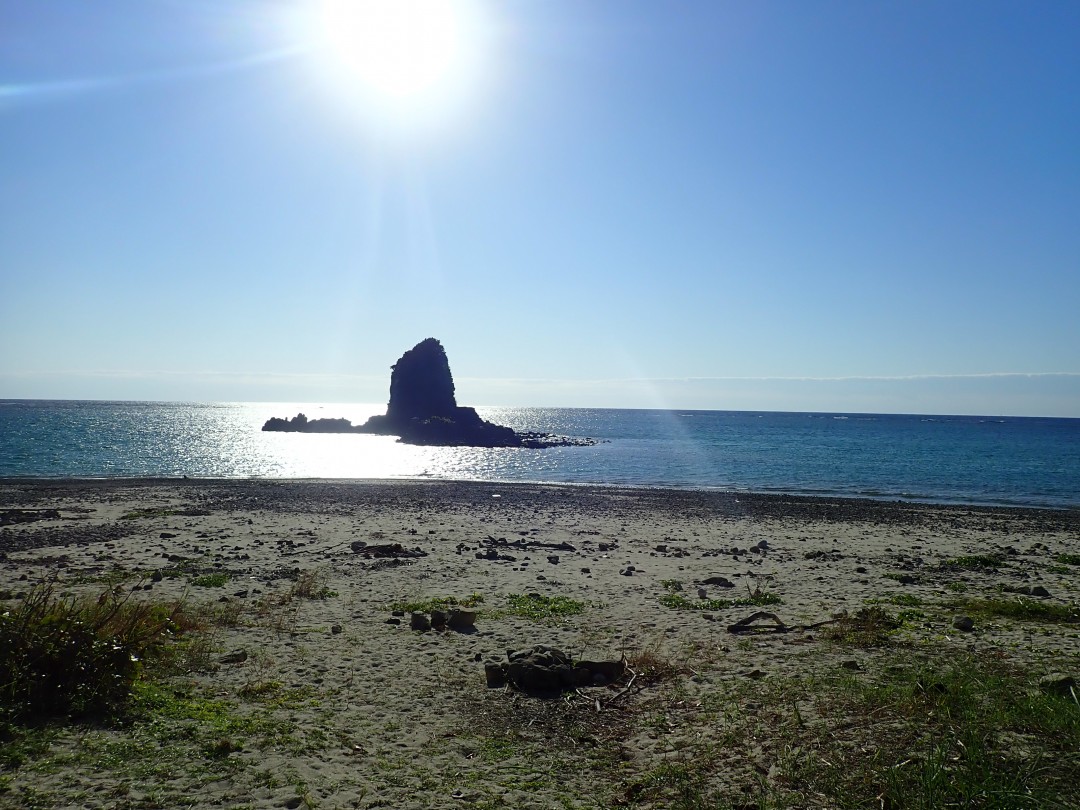 今日の嘉陽海岸