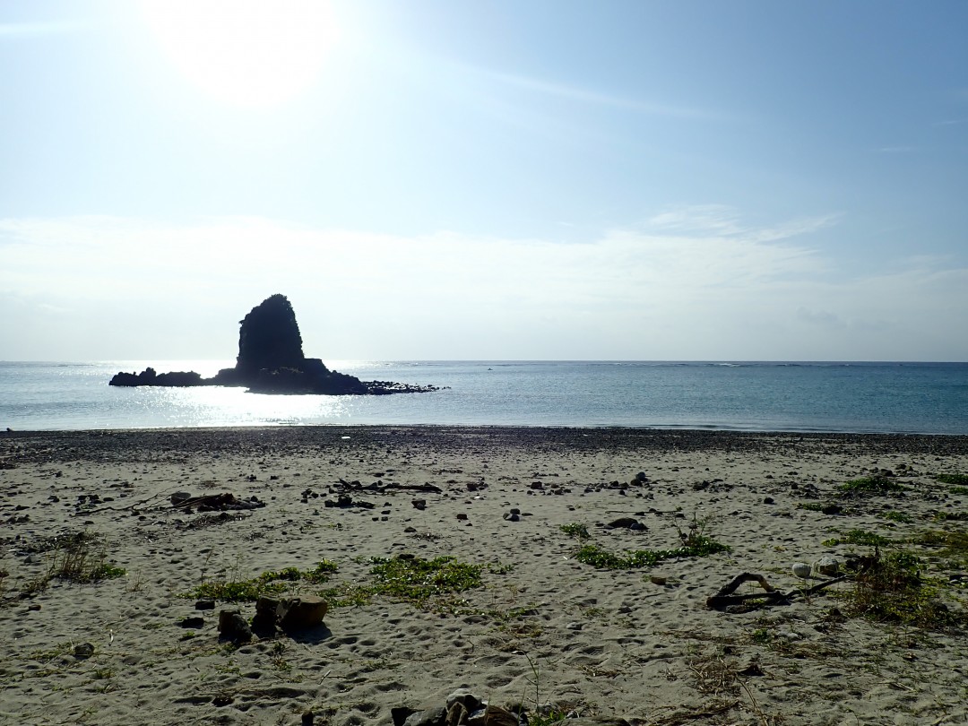 今日の嘉陽海岸