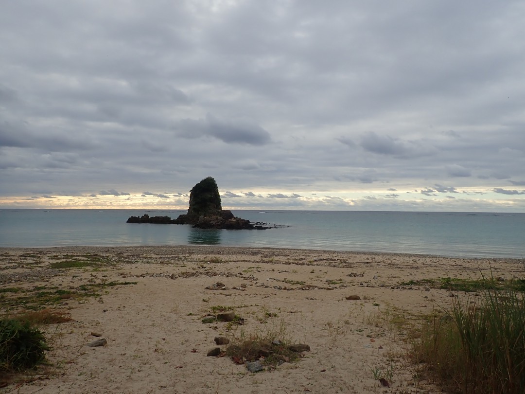 今日の嘉陽海岸