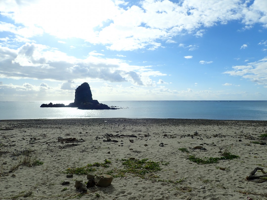 今日の嘉陽海岸